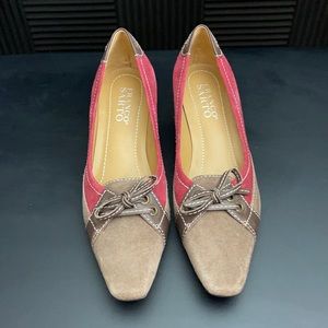 Franco Sarto genuine suede pumps. Size 6